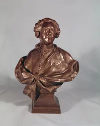 XV. Lajos mellszobra (1710-74) 1751 (bronz)